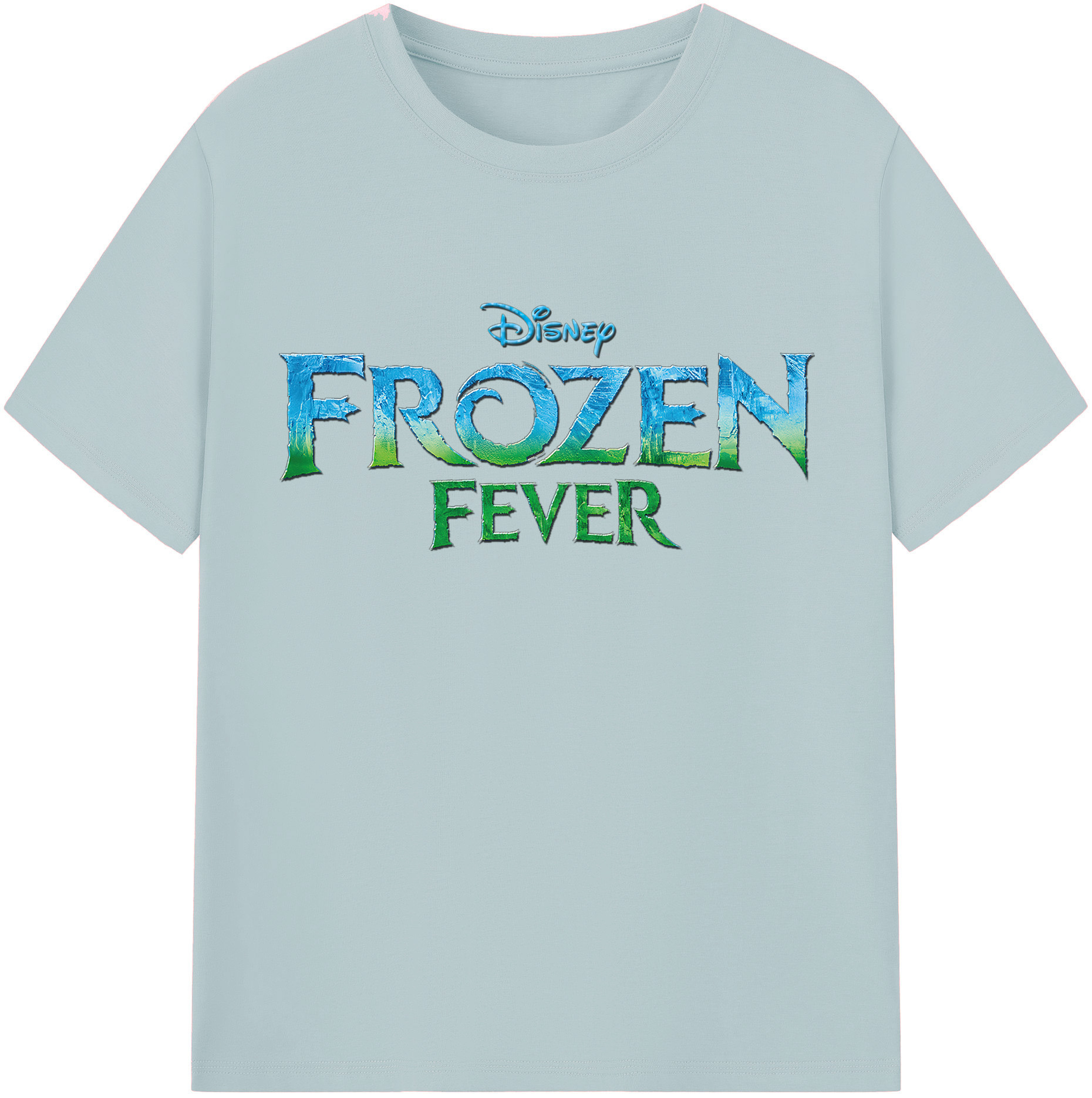 （画像用） アナと雪の女王 アンナ エルサ Frozen Anna Elsa 綿100％半袖Tシャツ（フロントプリント）